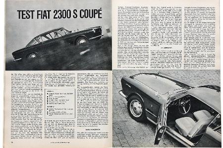 Fiat 2300 S Coup, alter Testbericht