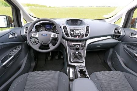 Ford C-MAX 1.0 Ecoboost, Cockpit, Lenkrad