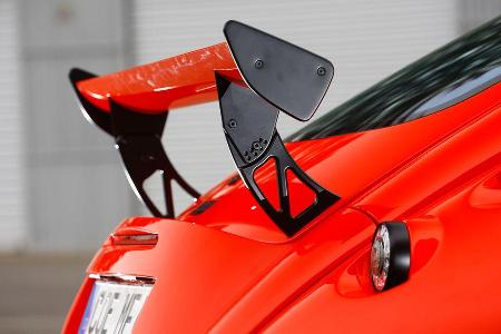 Wiesmann GT MF4-CS, Heckspoiler, Heckschrze