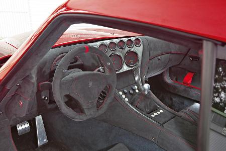 Wiesmann GT MF4-CS, Cockpit, Lenkrad