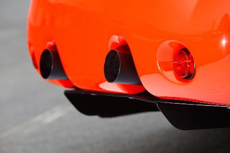 Wiesmann GT MF4-CS, Auspuff, Endrohre