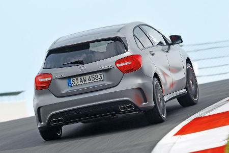 Mercedes A 45 AMG, Heckansicht