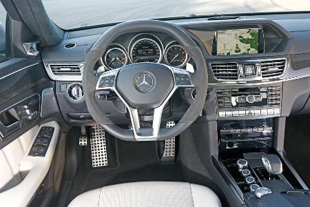 Mercedes E 63 S AMG, Cockit, Lenkrad