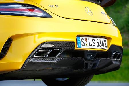 Mercedes SLS Black Series, Endrohr, Auspuff