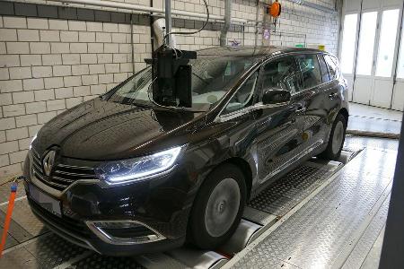 Renault Espace Abgastest Prfstand Renault Espace Abgastest Prfstand