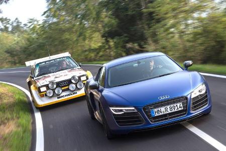 Audi R8 V10 Plus, Audi S1, Frontansicht Audi R8 V10 Plus, Audi S1, Frontansicht