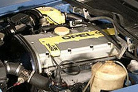 Keine Seltenheit: 2.0-DOHC-16V-Motor im Opel GT.
