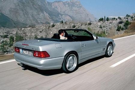 Mercedes-Benz SL 73 in Fahrt