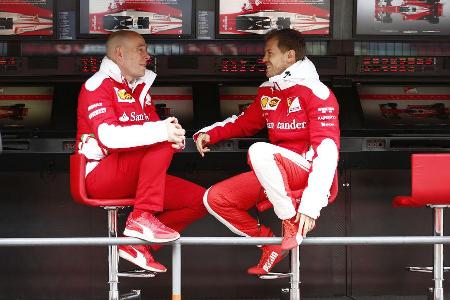 Sebastian Vettel - Ferrari - Barcelona - F1-Test - 2016