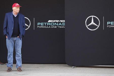 Niki Lauda - Mercedes - Barcelona - F1-Test - 2016