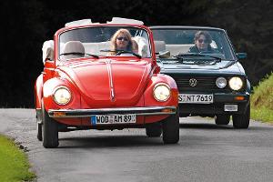 VW Käfer Cabrio und Golf I Cabrio Fahrbericht