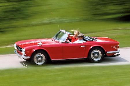 Triumph TR6, Seitenansicht Triumph TR6, Seitenansicht