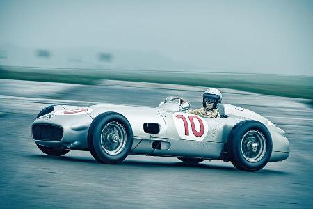 Mercedes W196R, Seitenansicht