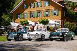 MG Midget, Triumph TR4 und Austin-Healey 3000