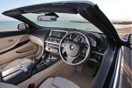 BMW 650i Cabrio, Innenraum, Cockpit