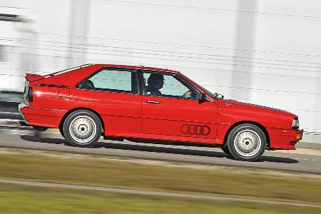 Audi Quattro, Seitenansicht