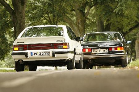 Opel Monza GSE und Mercedes-Benz 280 CE