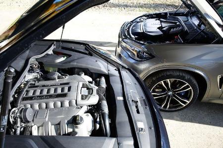 BMW X5 M, Porsche Cayenne Turbo S, Motoren