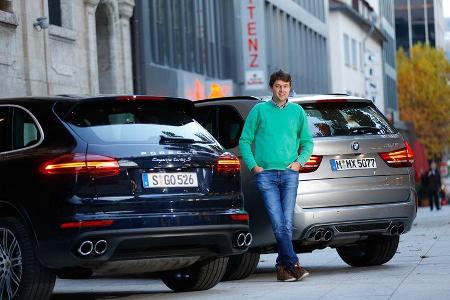 BMW X5 M, Porsche Cayenne Turbo S, Stefan Helmreich