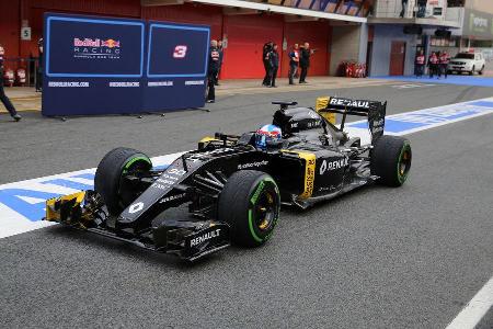 Jolyon Palmer - Renault F1 - Formel 1-Test - Barcelona - 22. Februar 2016