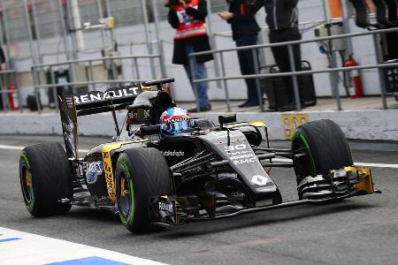 Jolyon Palmer - Renault F1 - Formel 1-Test - Barcelona - 22. Februar 2016