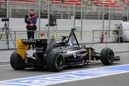 Jolyon Palmer - Renault F1 - Formel 1-Test - Barcelona - 22. Februar 2016