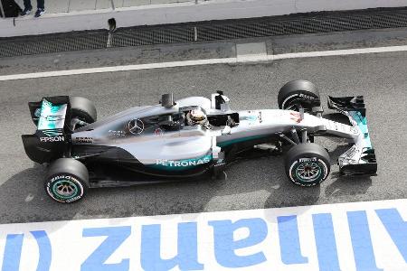 Lewis Hamilton - Mercedes - Formel 1-Test - Barcelona - 22. Februar 2016