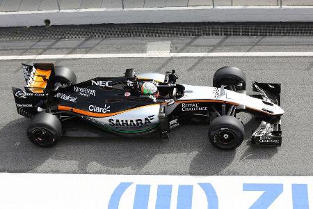 Alfonso Celis - Force India - Formel 1-Test - Barcelona - 22. Februar 2016