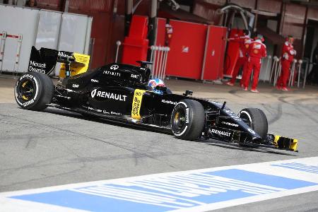 Jolyon Palmer - Renault - Formel 1-Test - Barcelona - 22. Februar 2016