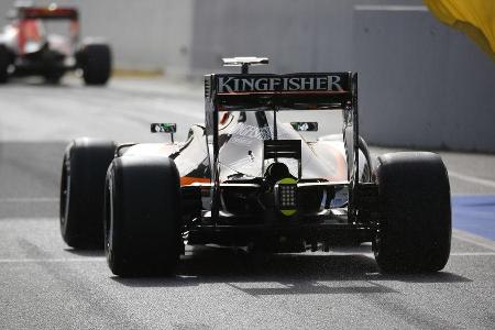 Alfonso Celis - Force India - Formel 1-Test - Barcelona - 22. Februar 2016