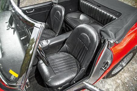 Austin Healey 3000 MK II, Fahrersitz