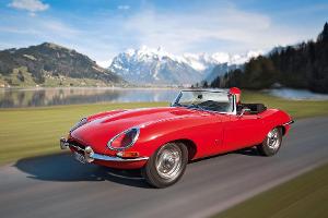 Jaguar E-Type, Seitenansicht