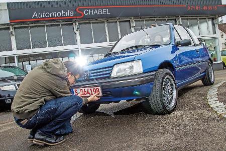 Peugeot 205 Cabriolet CJ, Frontansicht