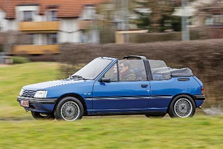 Peugeot 205 Cabriolet CJ, Seitenansicht