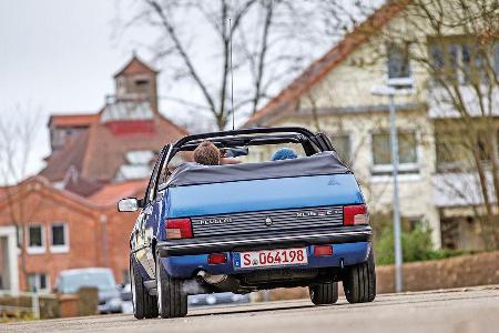 Peugeot 205 Cabriolet CJ, Heckansicht