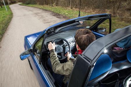 Peugeot 205 Cabriolet CJ, Cockpit, Fahrersicht
