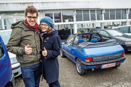 Peugeot 205 Cabriolet CJ, Heckansicht