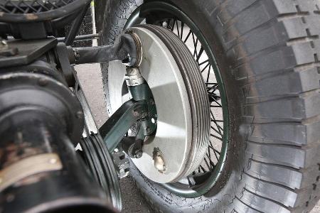 Bentley 4,5 Litre Blower, Radaufhngung