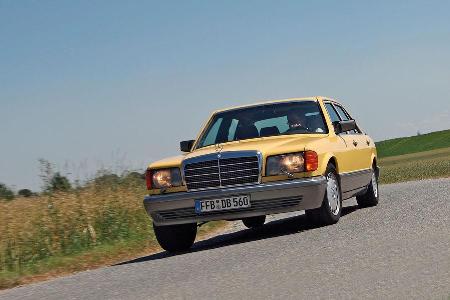 Mercedes-Benz 560 SEL, Frontansicht Mercedes-Benz 560 SEL, Frontansicht