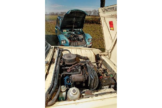 Citron Dyane 4, Renault 6, Motor