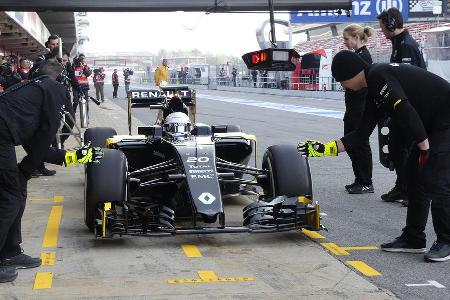 Kevin Magnussen - Renault F1 - Formel 1-Test - Barcelona - 24. Februar 2016