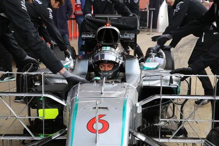 Nico Rosberg - Mercedes - Formel 1-Test - Barcelona - 24. Februar 2016