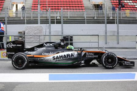 Nico Hlkenberg - Force India - Formel 1-Test - Barcelona - 24. Februar 2016