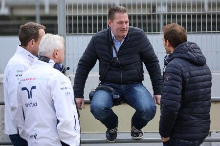 Pat Symonds, Jos Verstappen & Alex Wurz - Formel 1-Test - Barcelona - 24. Februar 2016