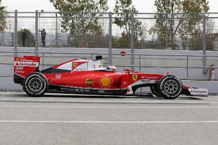 Kimi Rikknen - Ferrari - Formel 1-Test - Barcelona - 24. Februar 2016