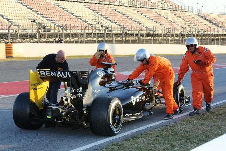 Kevin Magnussen - Renault F1 - Formel 1-Test - Barcelona - 24. Februar 2016