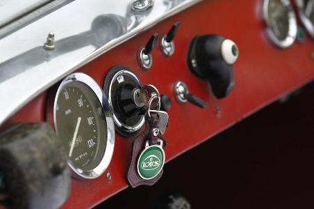 Lotus Seven S1, Schlsselloch, Autoschlssel, Detail