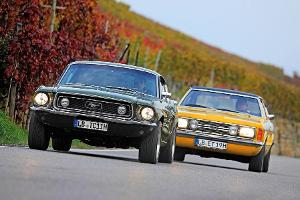 Ford Mustang V8, Ford Taunus 2300 GXL, Frontansicht