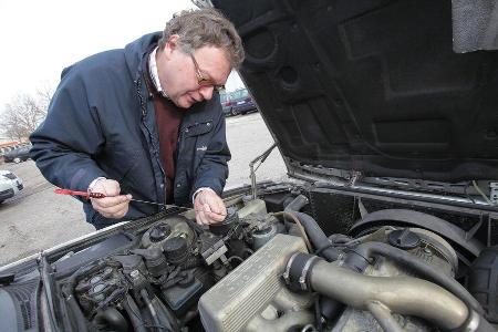 BMW 524 TD, Motor, Alf Cremers