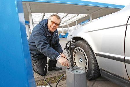 BMW 524 TD, Luftdruck, Alf Cremers